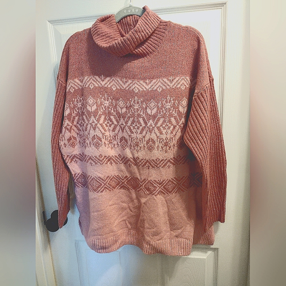 Christopher and Banks petite XL mock turtleneck sweater